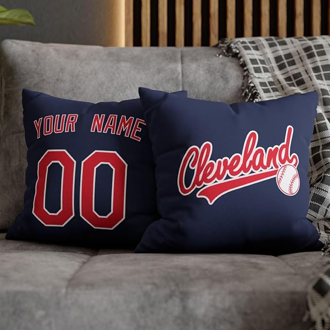 ANTKING Cleveland Throw Pillow Custom Name and Number for Men Women Boy Personalized Gift