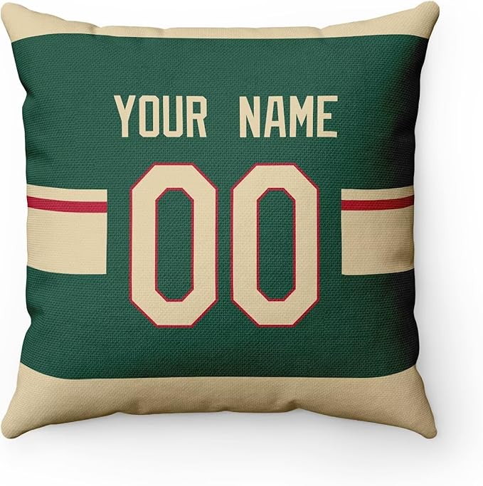 ANTKING Minnesota Throw Pillow Personalized Custom Any Name and Number for Men Women Boy Gifts