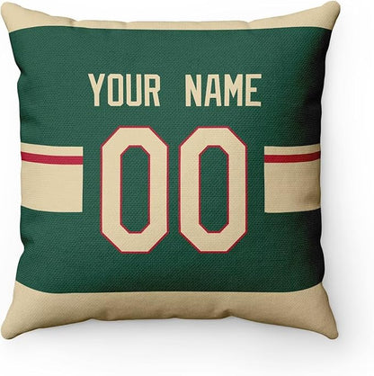 ANTKING Minnesota Throw Pillow Personalized Custom Any Name and Number for Men Women Boy Gifts