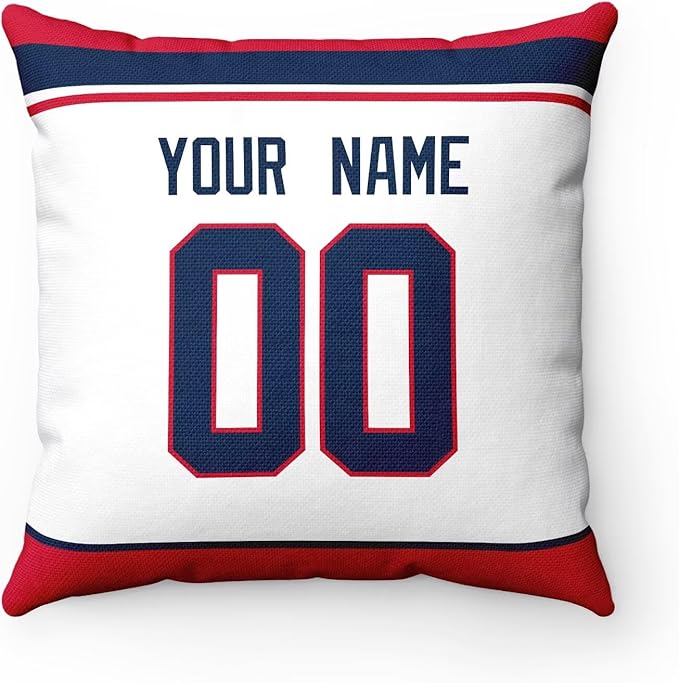 ANTKING Columbus Throw Pillow Personalized Custom Any Name and Number for Men Women Boy Gifts