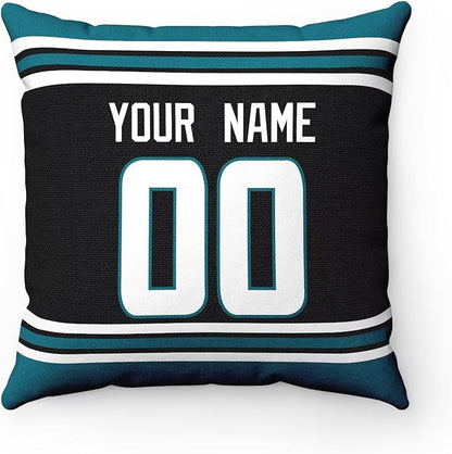 ANTKING San Jose Throw Pillow Personalized Custom Any Name and Number for Men Women Boy Gifts