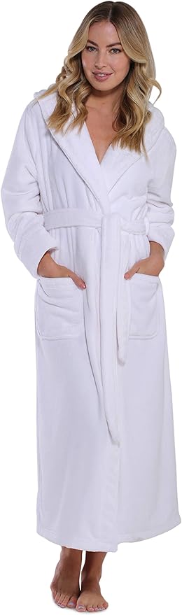 Turquaz Oversize Premium Luxury Ultra Soft Warm Robes for Women Plush Fleece Bathrobe for Women with and Spacious Pockets