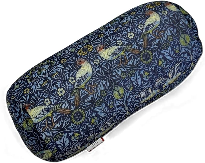 Bookishbunny Microbead Cylinder Bolster Roll Pillow 13" x 7" Various Patterns (Bird)