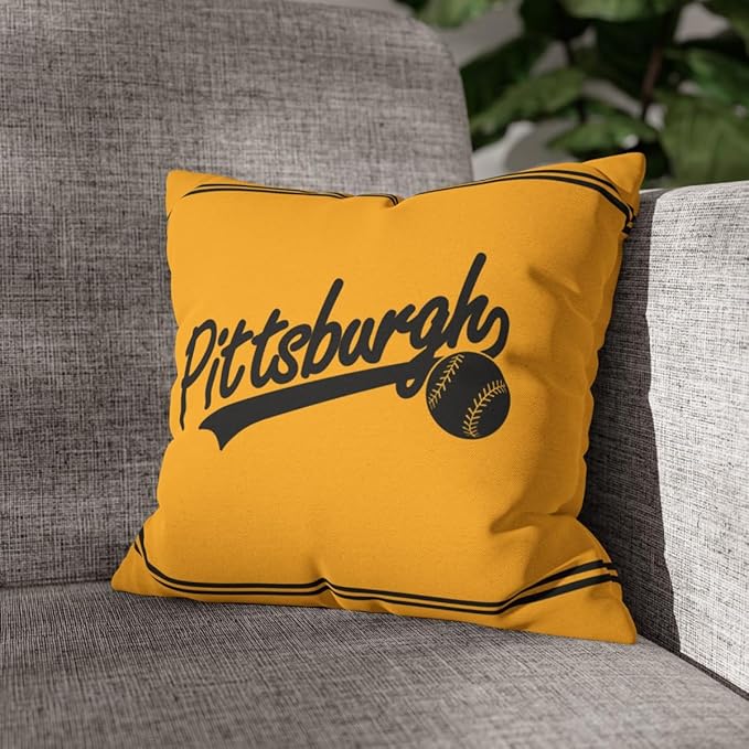 ANTKING Pittsburgh Throw Pillow Custom Name and Number for Men Women Boy Personalized Gift