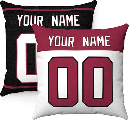 ANTKING Throw Pillow 2 Packs Custom Any Name and Number for Men Women Boy Gift