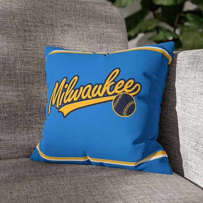 ANTKING Milwaukee Throw Pillow 2 Packs Custom Name and Number for Men Women Boy Personalized Gifts