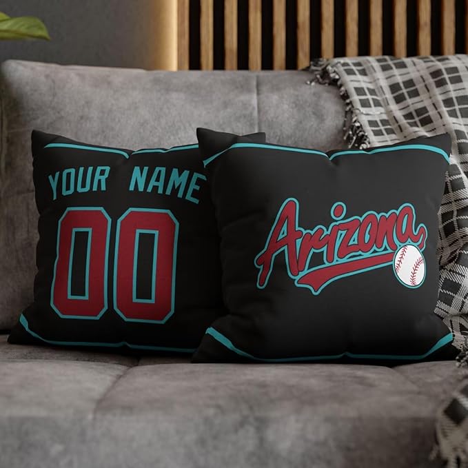 ANTKING Arizona Throw Pillow Custom Name and Number for Men Women Boy Personalized Gift