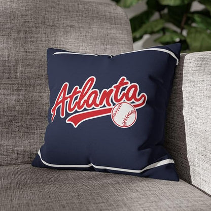 ANTKING Atlanta Throw Pillow 2 Packs Custom Name and Number for Men Women Boy Personalized Gifts