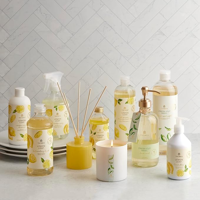 Thymes Petite Reed Diffuser - 4 Fl Oz - Lemon Leaf
