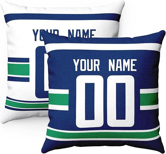 ANTKING Throw Pillow 2 Packs Personalized Custom Any Name Number for Men Women Boy Gifts