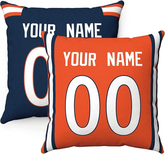 ANTKING Throw Pillow Denver Custom Any Name and Number for Men Women Boy Gift
