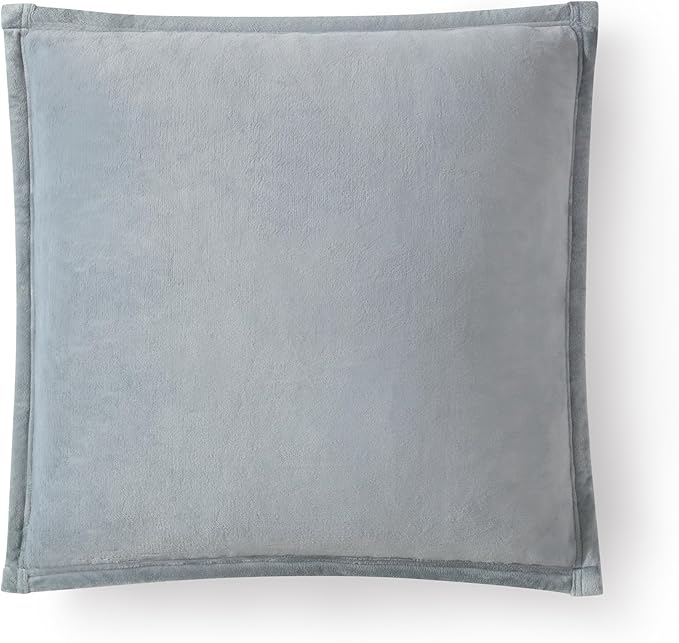 UGG Coco 2-Pack Decorative Pillows - Soft & Plush Throw Pillow Inserts with Throw Pillow Covers - Perfect for Sofa, Bed, Living Room Decor or Home Decor, 20" x 20", Seal Gray