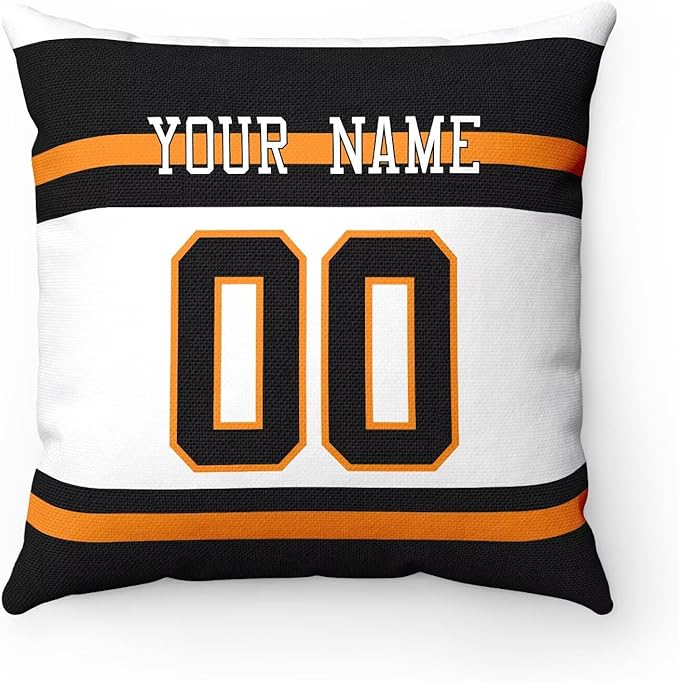 ANTKING Boston Throw Pillow Personalized Custom Any Name and Number for Men Women Boy Gifts