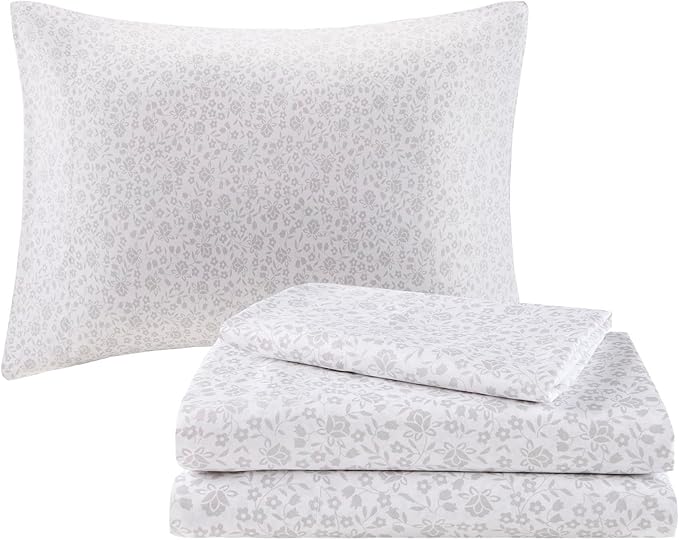 Intelligent Design Complete Bed In A Bag Casual Boho Comforter with Sheet Set Decorative Pillow, All Season Bedding Set, Twin XL, Vinnie Aqua 6 Piece