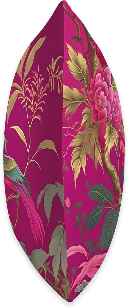 Thibaut daintree in Fuchsia Botanical Bright Chinoiserie Throw Pillow