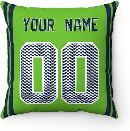 ANTKING Throw Pillow Seattle Custom Any Name and Number for Men Women Boy Gift