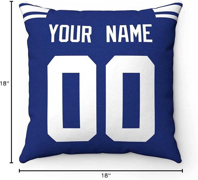 ANTKING Throw Pillow 2 Packs Custom Any Name and Number for Men Women Boy Gift