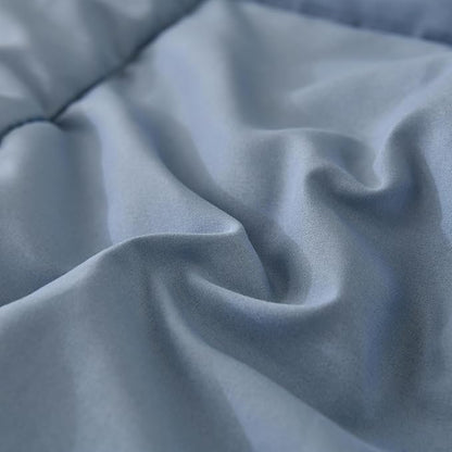 Cottolester Boho Comforter Set King Size Light Blue Comforter Set 8 Piece Bed in a Bag Striped Paisley Bedding Sets