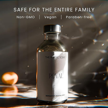 The Magic Scent Royal Hotel Diffuser Oil - Cold-Air & Ultrasonic Scented Oils for Diffuser Inspired by The Ritz Hotel, London - Essential Oils for Diffusers Aromatherapy - 4 fl oz, 120 mL