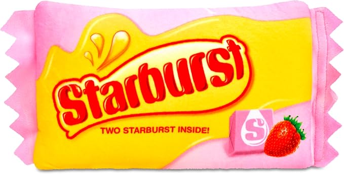 iscream Starburst Package 10.75" x 4.75" Pillow Set with Two Mini Starburst Candy Pillows