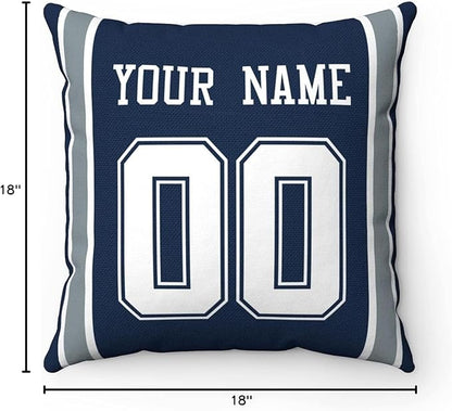 ANTKING Throw Pillow Dallas Custom Any Name and Number for Men Women Boy Gift