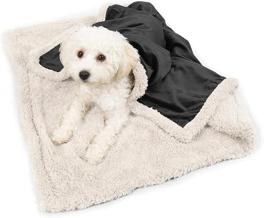 Kritter Planet Dog Blankets for Small Dogs, Soft Puppy Blanket, Pet Blankets for Cats, Lightweight & Washable, Perfect for Dog Beds, Car Seats, Creat, 30x40 inches
