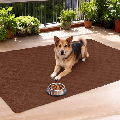 hyha Waterproof Dog Blanket, Reversible Pet Bed Blanket, Soft Sofa Couch Cover for Dogs Washable, Waterproof Pet Couch Covers for Sofa Puppy Cats Furniture Protector(30"x70", Brown/Chocolate)