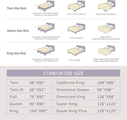 Andency White King Size Comforter Set, 3 Pieces Boho Solid Bedding Comforters & Sets for Women Men, Soft Lightweight Fluffy All Season Down Alternative Bed Blanket Quilt Set