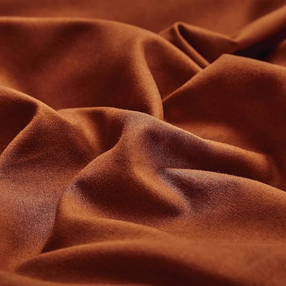 Houseri Burnt Orange Comforter Set California King Rust Orange Bedding Caramel Terracotta Cal King Comforter Sets Soft Comfy Women Men Aesthetic Cinnamon Reddish Brown Bed Quilts Blanket Cal King Size