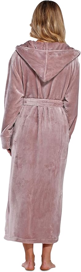 Turquaz Oversize Premium Luxury Ultra Soft Warm Robes for Women Plush Fleece Bathrobe for Women with and Spacious Pockets