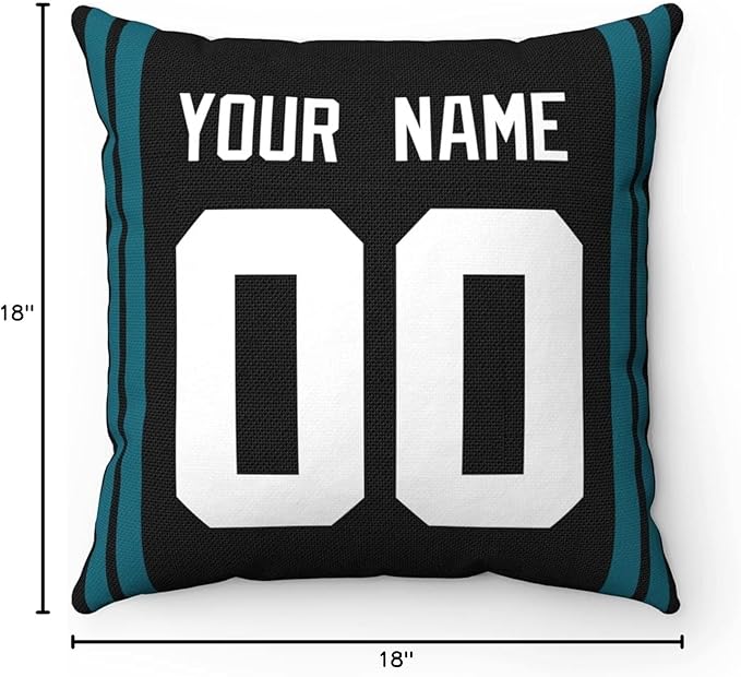 ANTKING Throw Pillow Jacksonville Custom Any Name and Number for Men Women Boy Gift