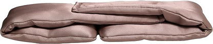 Better zzZ 100% Pure Mulberry Silk Sleep Mask for Women & Men – Adjustable Velcro Strap, Total Blackout, No Pressure Eye Mask for Deep Sleep & Travel Pouch Included - (Pink)