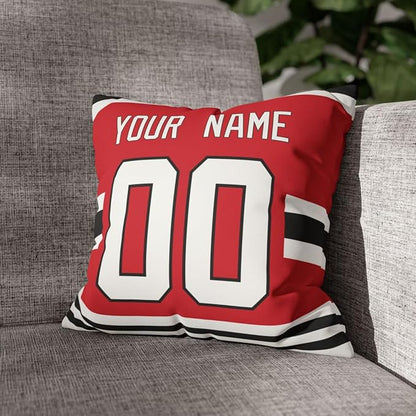ANTKING Chicago Throw Pillow Personalized Custom Any Name and Number for Men Women Boy Gifts