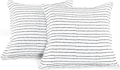 Lush Decor Hygge Geo Reversible 5 Piece Comforter Set, King, Black & White