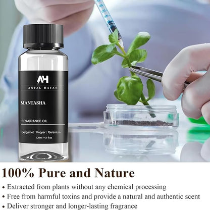 Hotel Scents Mantasha Diffuser Oil 120ml – Inspired by Sauvage Eau de Parfum – Bergamot, Black Pepper & Geranium – Premium Home Scent Refill – Luxury Essential Oil for Ultrasonic & Waterless Diffusers