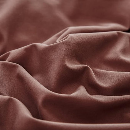 CLOTHKNOW Brick Red California King Comforter Set 3Pcs Rust Red Bedding Comforter Sets Soft Brownish Comforter with 2 x Pillow Cases