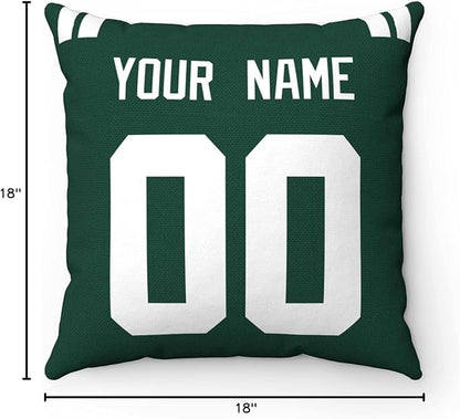 ANTKING Throw Pillow 2 Packs Custom Any Name and Number for Men Women Boy Gift