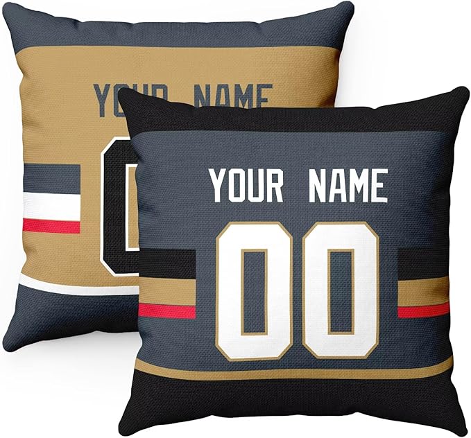 ANTKING Vegas Throw Pillow Personalized Custom Any Name and Number for Men Women Boy Gifts
