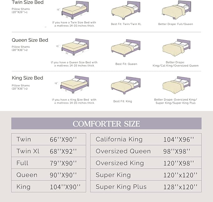 Andency Dark Brown Oversized Queen Size Comforter Set, 3 Pieces Boho Solid Modern Bedding Comforters & Sets, Soft Lightweight All Season Bed Set for Men Women (98x98Inch Comforter & 2 Pillowcases)