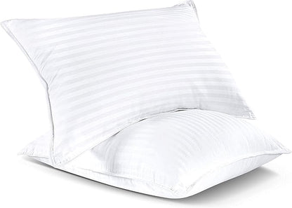 Utopia Bedding Bed Pillows for Sleeping King Size (White), Set of 2, Down Alternative Pillow for Sleeping, Cooling Hotel Quality Pillow Set for Back, Stomach or Side Sleepers