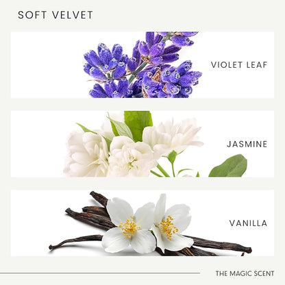 The Magic Scent Soft Velvet Diffuser Oil - Hotel & Home Luxury Scents - Diffuser Oil Scents for Home Designed for Use in All Diffusers - 4 fl oz, 120 mL