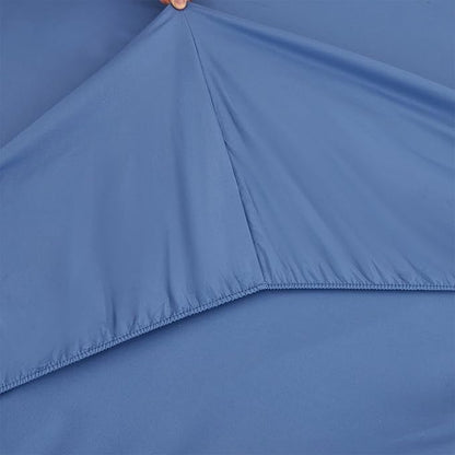 RYNGHIPY Navy Blue Comforter Set Full Size: 8 Pieces Bedding Set Colorblock Stripe Lightweight Soft All Season Comforter Sets with Sheets Pillowcases (Full,Navy)