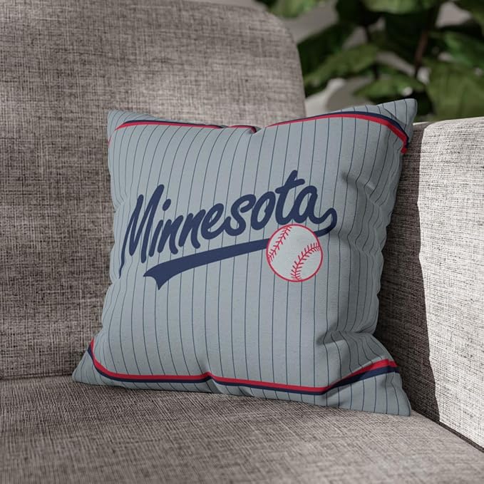 ANTKING Minnesota Throw Pillow 2 Packs Custom Name and Number for Men Women Boy Personalized Gifts