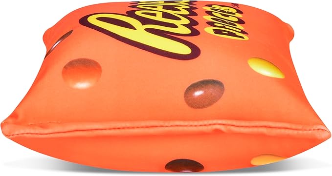 iscream Reese's Pieces Package Photoreal Print 12" x 7" Microbead Mini Accent Pillow