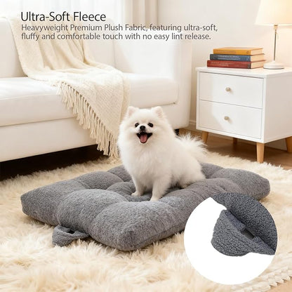 Washable Dog Couch Bed, Pet Sofa with Removable Cushion & Non-Slip Bottom, Orthopedic Plush Furniture for Medium/Large Dogs,Cat & Dog Loveseat.(Dark Grey)