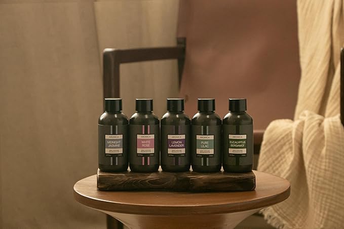 Aronica Diffuser Refill 120ml_Pine Woods, Winter Evergreen Balsam Forest with Rosemary Essential Oil