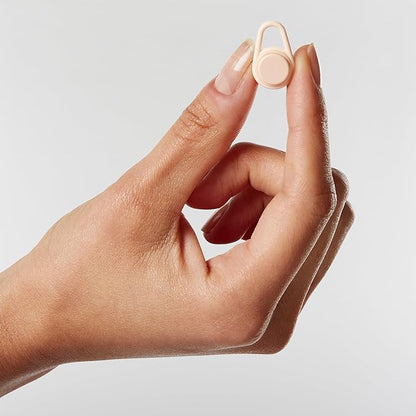 Hears One Ear Plugs for Noise Reduction - Patented Reusable Concert Earplugs, 20dB SNR Sound Reduction, Hypoallergenic for Musicians, Motorcycle and Sleeping with 4 tip Sizes - Sienna Dust