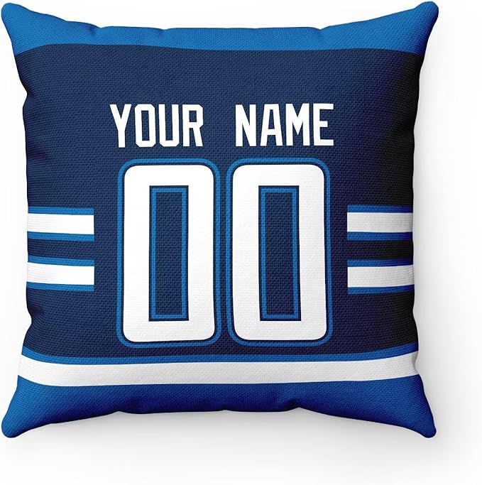 ANTKING Winnipeg Throw Pillow Personalized Custom Any Name and Number for Men Women Boy Gifts