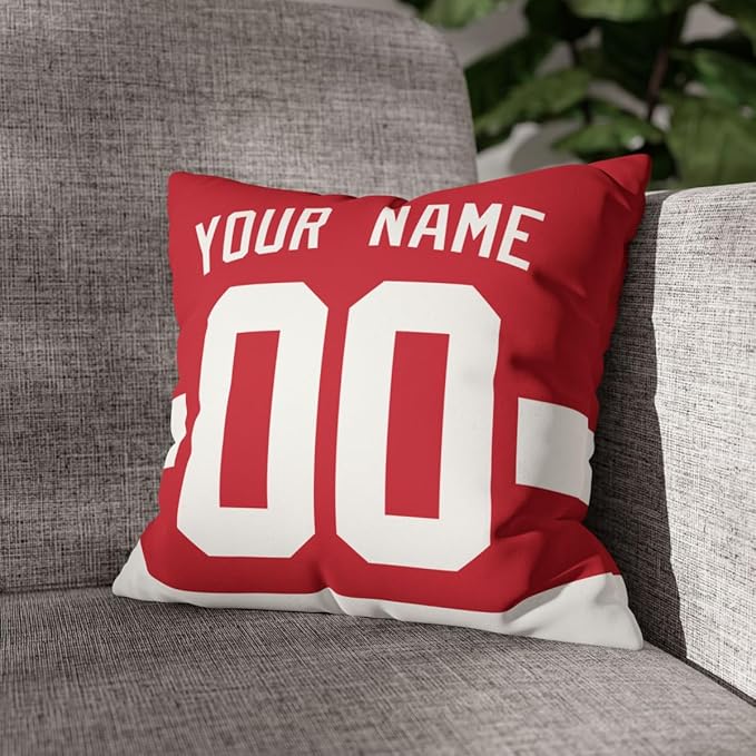 ANTKING Throw Pillow 2 Packs Personalized Custom Any Name Number for Men Women Boy Gifts