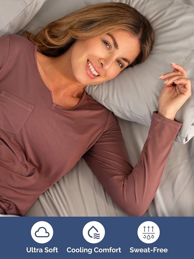 Extra Deep Full Sheet Set - 6 Piece Breathable and Cooling Sheets - Hotel Luxury Bedding for Women, Men, Kids & Teens - Easy & Secure Fit - Soft, Wrinkle Free & Comfy - Extra Deep Pockets - Light Grey